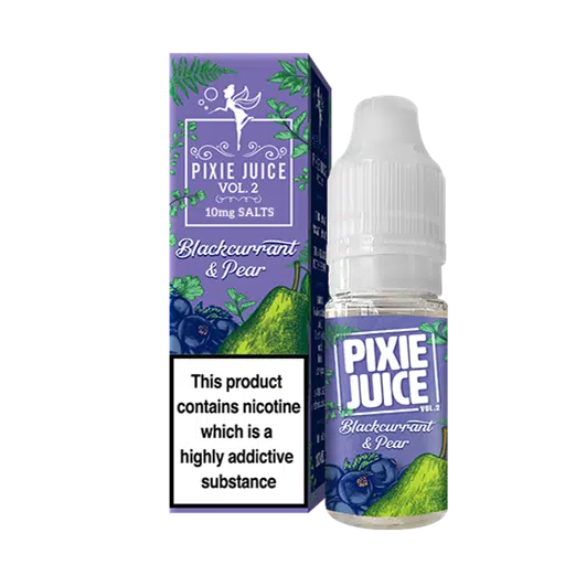 Pixie Juice Vol 2 Nic Salt – Blackcurrant & Pear
