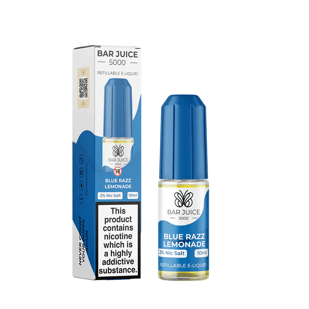 Bar Juice 5000 Blue Razz Lemonade Nic Salt E-Liquid 10ml