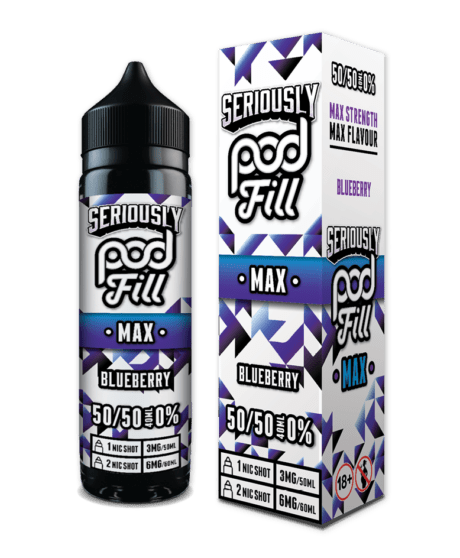 Doozy Seriously Pod Fill Max Blueberry Shortfill E-Liquid 40ml