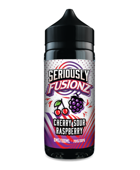 Doozy Seriously Fusionz Cherry Sour Raspberry 100ml E-liquid Shortfill