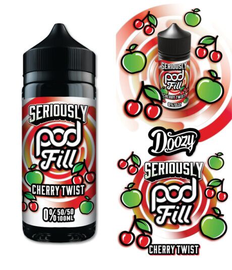 Doozy Seriously Pod Fill Cherry Twist Shortfill E-Liquid 100ml