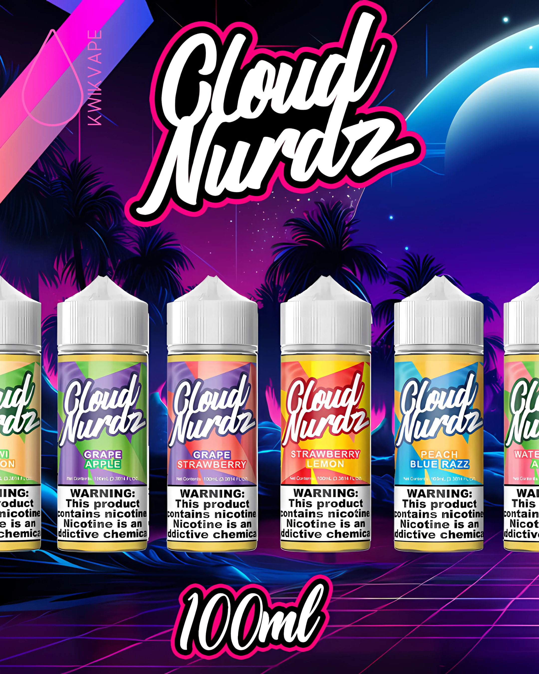 Cloud Nurdz 100ml Shortfill