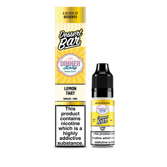 Dinner Lady Lemon Tart Bar Salts 50:50 10ml E-liquid
