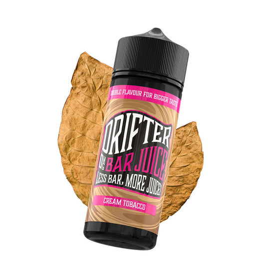 Drifter Bar Juice Cream Tobacco Shortfill E-Liquid 120ml