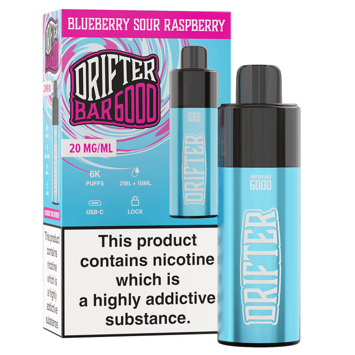 Drifter Bar 6000 Disposable Pod Kit - Blueberry Sour Raspberry