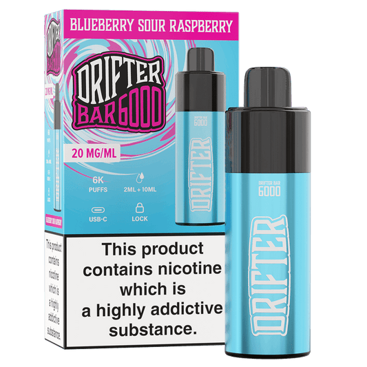 Drifter Bar 6000 Disposable Pod Kit - Blueberry Sour Raspberry