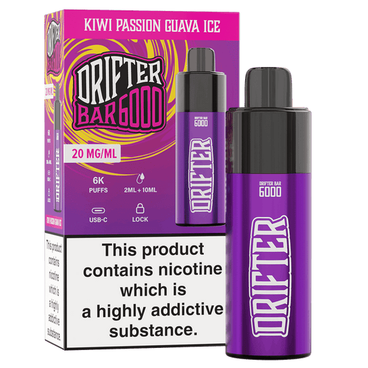 Drifter Bar 6000 Disposable Pod Kit - Kiwi Passionfruit Guava