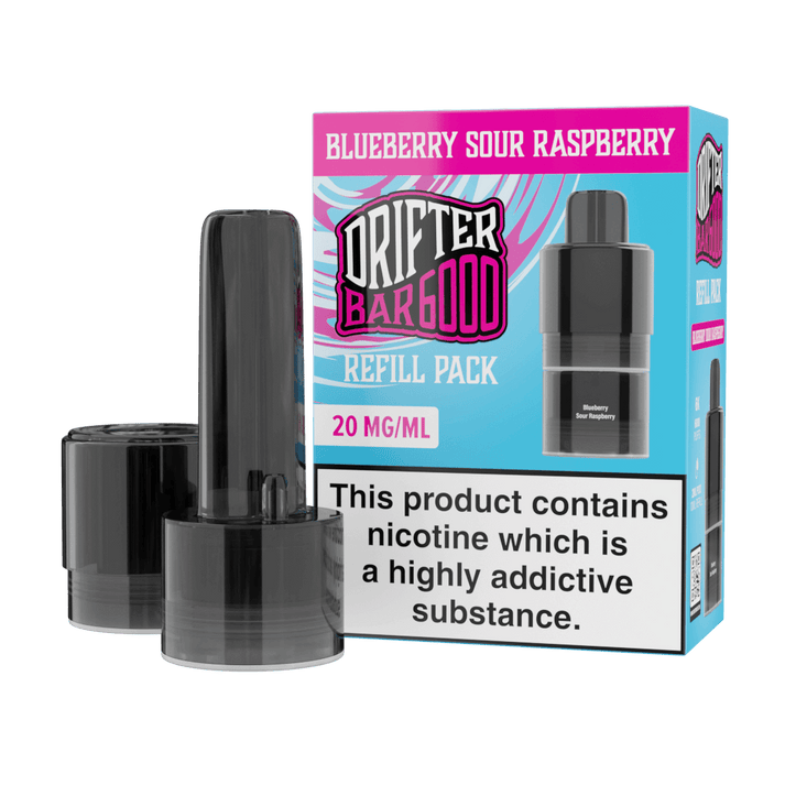 Drifter Bar 6000 Refill Pods - Blueberry Sour Raspberry