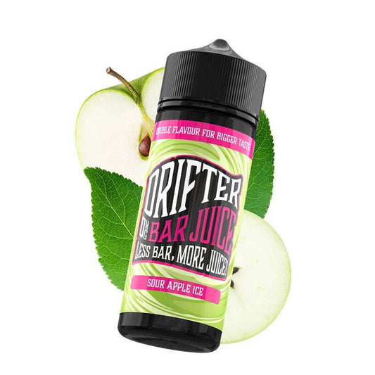 Drifter Bar Juice Sour Apple Ice Shortfill E-Liquid 120ml