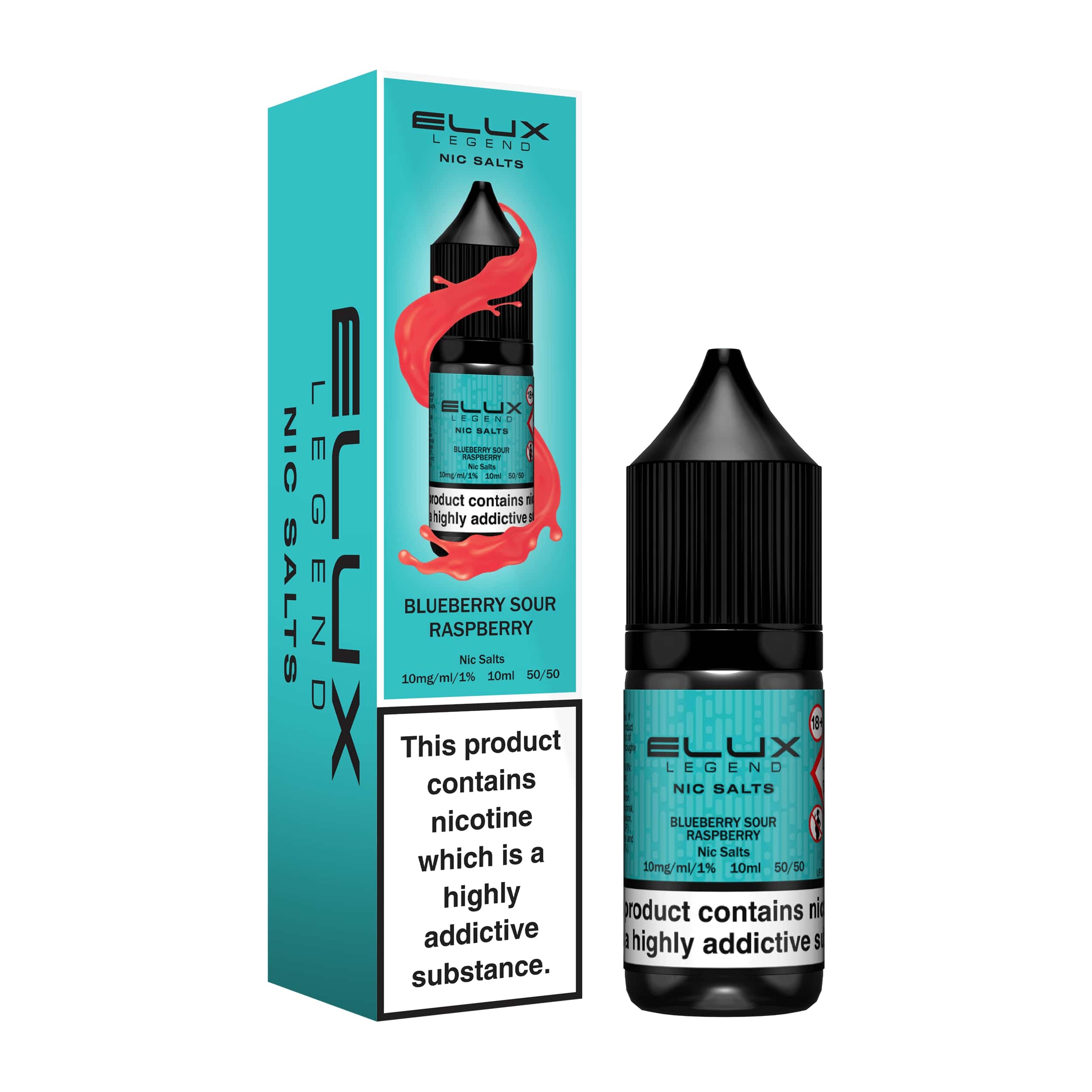 Elux Legend Blueberry Sour Raspberry Nic Salts E-Liquid 10ml