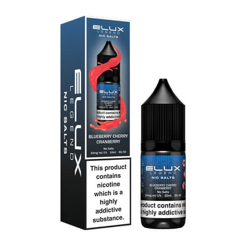 Elux Legend Blueberry Cherry Cranberry Nic Salts E-Liquid 10ml