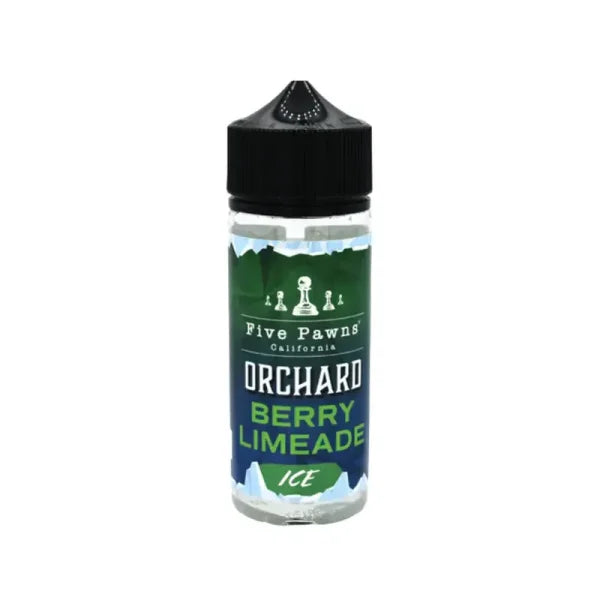 Five Pawns Orchard Blends ICED Premium Fruits Shortfill E-Liquid 100ml - Berry Limeade Ice