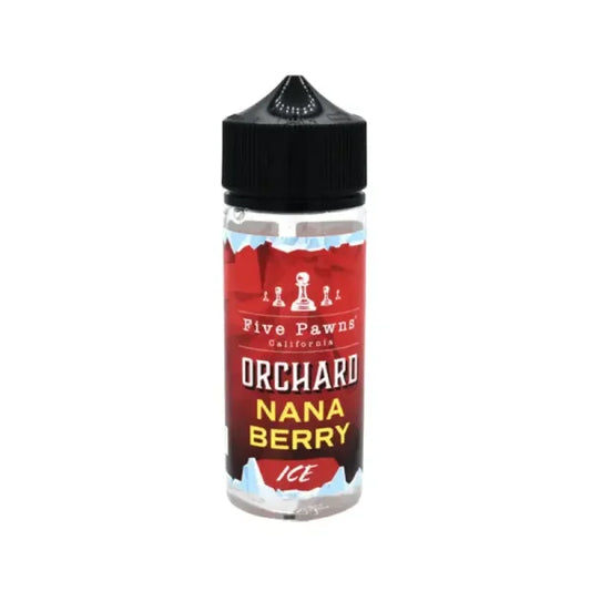 Five Pawns Orchard Blends ICED Premium Fruits Shortfill E-Liquid 100ml - Nana Berry Ice