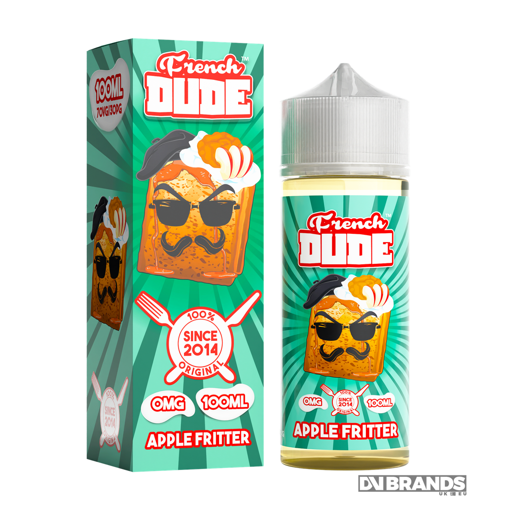 French Dude Apple Fritter 100ml Shortfill