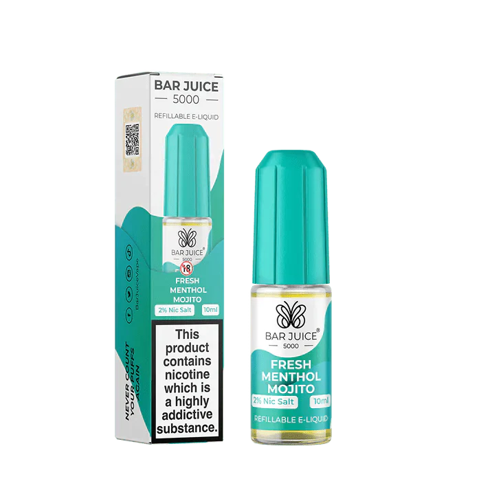 Bar Juice 5000 Fresh Menthol Mojito Nic Salt E-Liquid 10ml