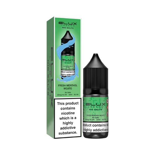 Elux Legend Fresh Menthol Mojito Nic Salts E-Liquid 10ml