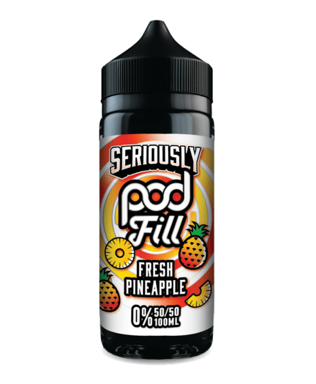 Doozy Seriously Pod Fill Fresh Pineapple Shortfill E-Liquid 100ml