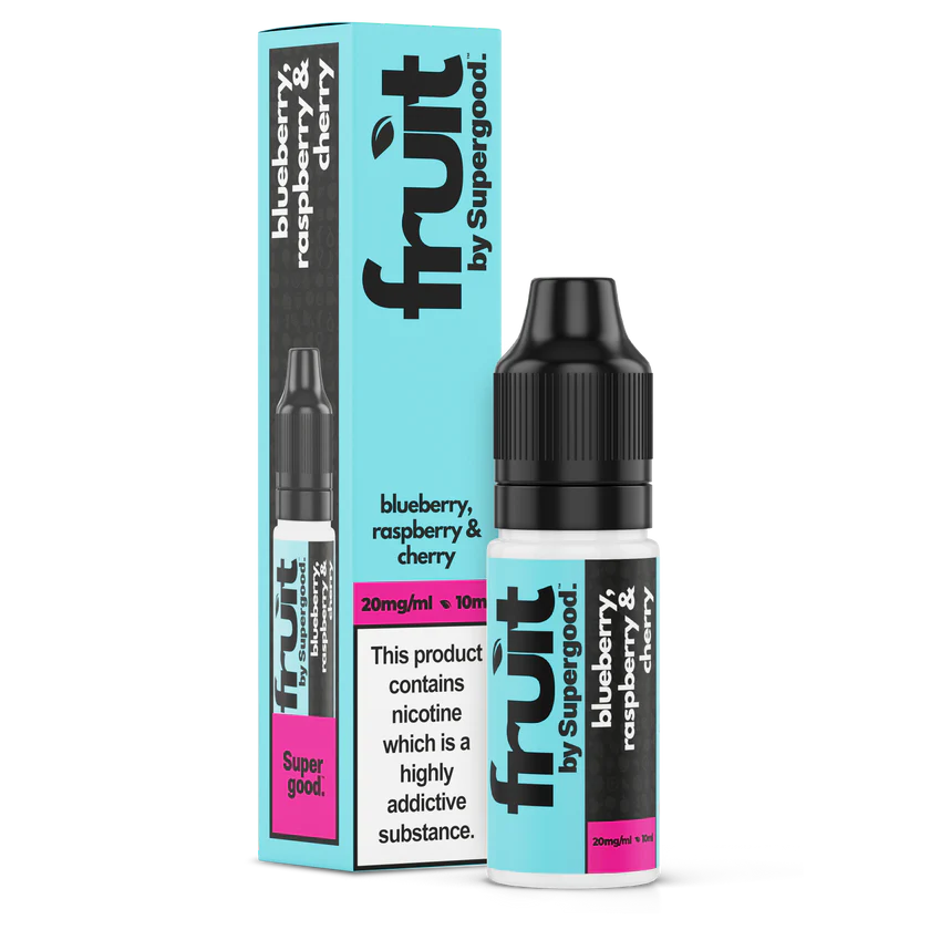 Blueberry, Raspberry & Cherry Nic Salt - Fruit by Supergood. - 10ml
