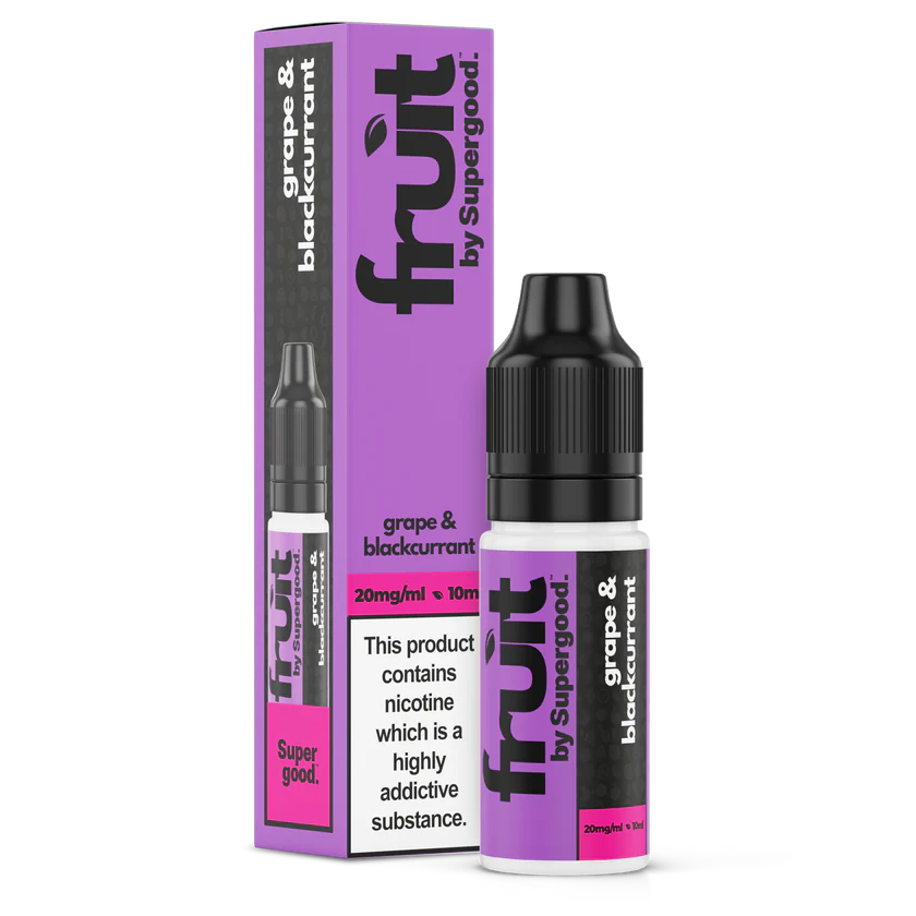 Grape & Blackcurrant Nic Salt - Fruit by Supergood. - 10ml