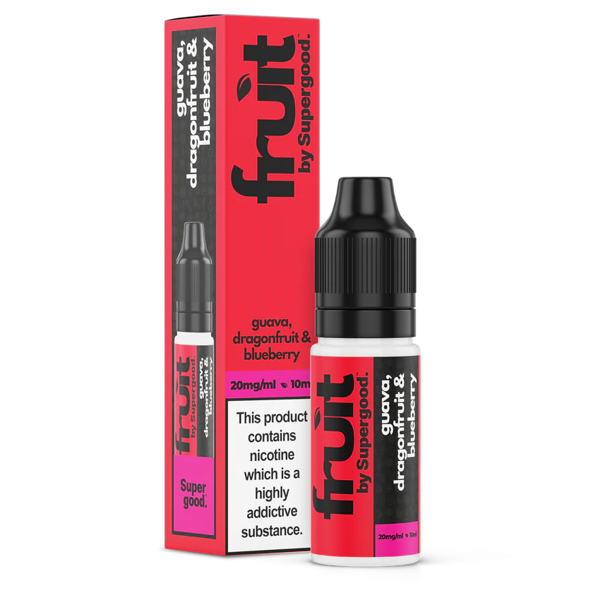 Guava, Dragonfruit & Blueberry Nic Salt - Fruit by Supergood. - 10ml