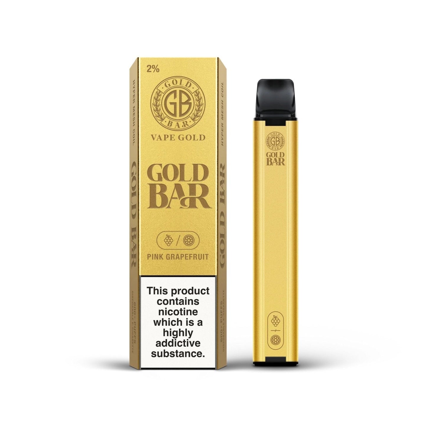 Gold Bar 600 Puff Disposable