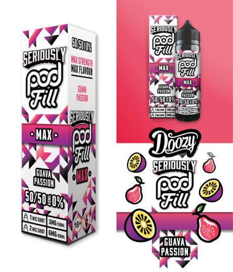 Doozy Seriously Pod Fill Max Guava Passion Shortfill E-Liquid 40ml