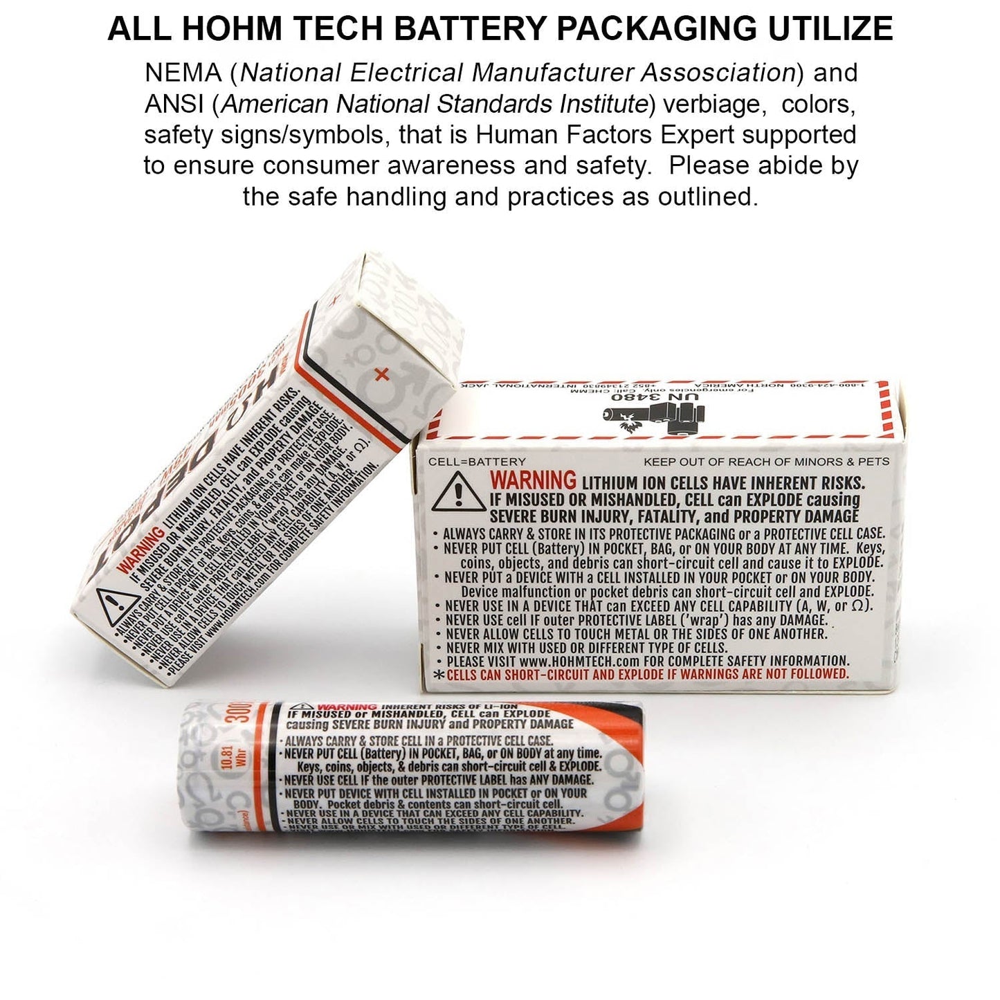 Hohm Tech HΩ Life 18650 - 3015mAH Battery