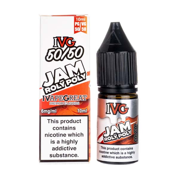 IVG 50/50 Jam Roly Poly E-Liquid 10ml