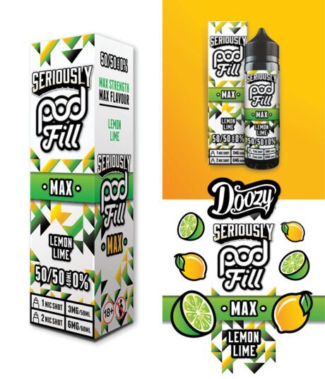 Doozy Seriously Pod Fill Max Lemon Lime Shortfill E-Liquid 40ml