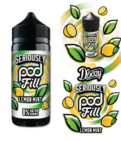 Doozy Seriously Pod Fill Lemon Mint Shortfill E-Liquid 100ml