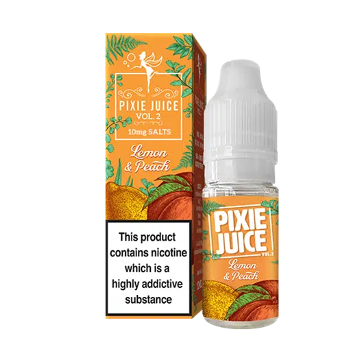 Pixie Juice Vol 2 Nic Salt – Lemon & Peach