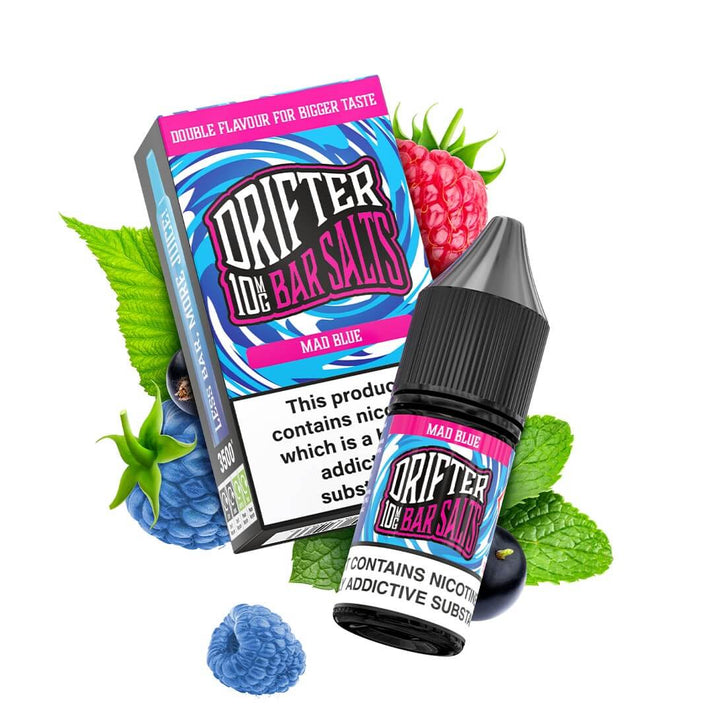 Drifter Bar Salts Mad Blue E-Liquid 10ml