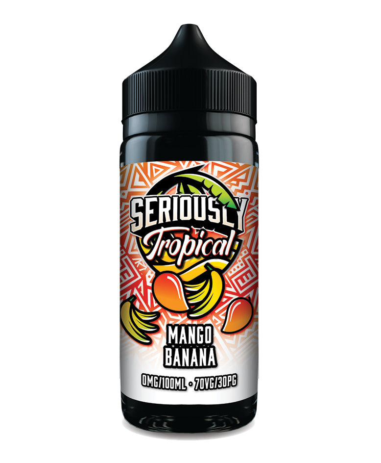 Doozy Seriously Tropical Mango Banana 100ml E-liquid Shortfill