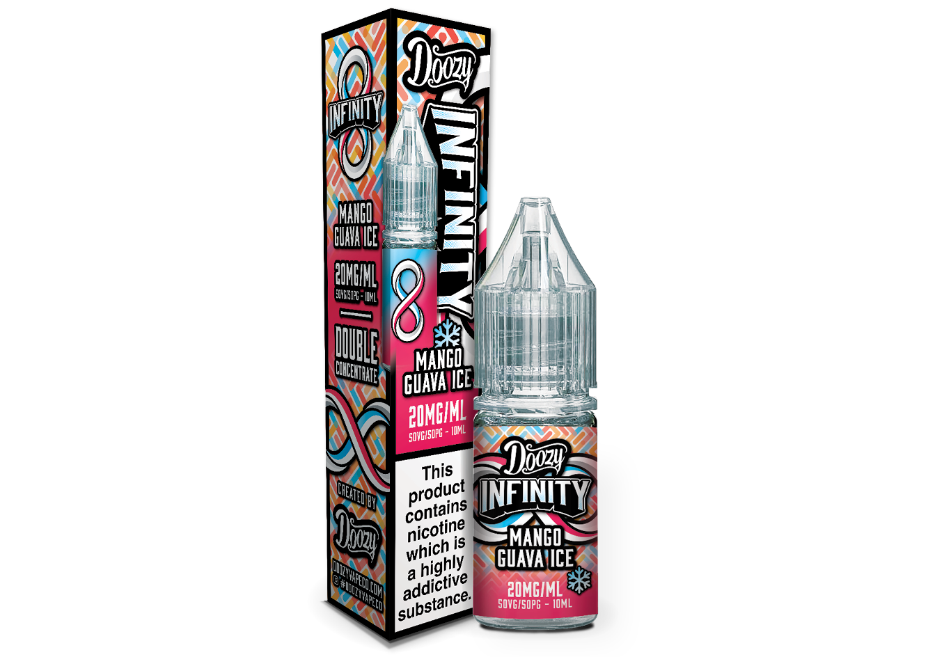 Doozy Infinity Pod Fill Mango Guava Ice 10ml Nic Salts