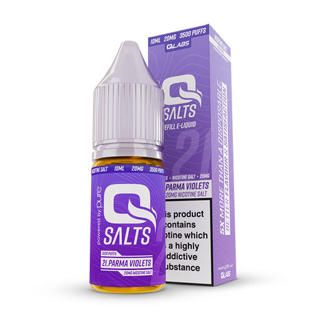 QSalts Nic Salt E-Liquid 10ml - Parma Violets