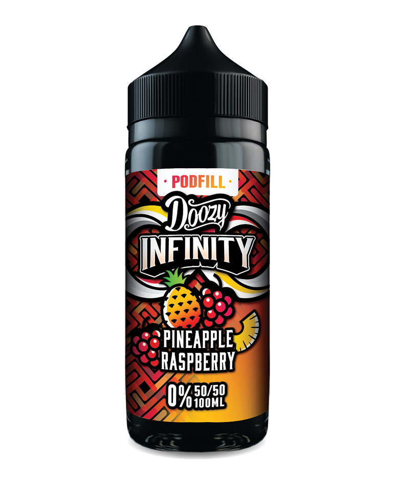Doozy Infinity Pod Fill Fizzy Pineapple Raspberry E-Liquid Shortfill 50/50