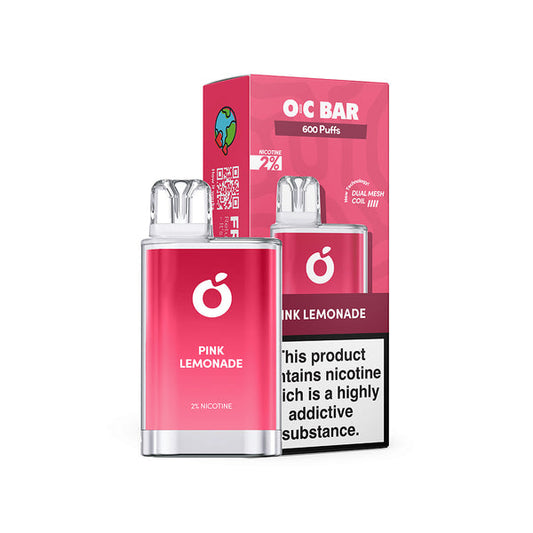 Orange County OC Bar Pink Lemonade 600 Puffs Disposable Vape