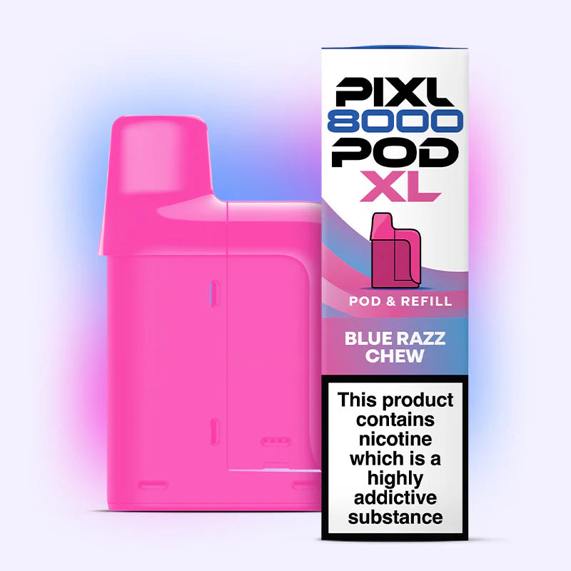 Pixl 8000 Pod Blue Razz Chew