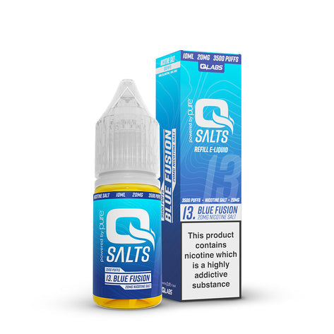 QSalts Nic Salt E-Liquid 10ml - Blue Fusion