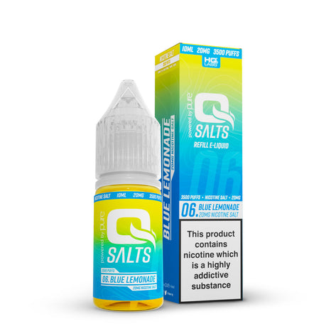 QSalts Nic Salt E-Liquid 10ml - Blue Lemonade