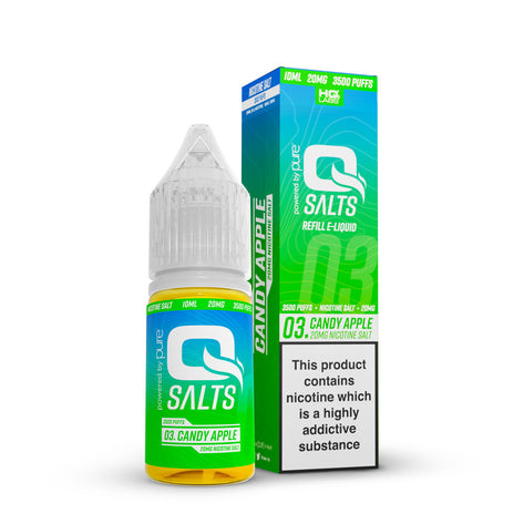 QSalts Nic Salt E-Liquid 10ml - Candy Apple