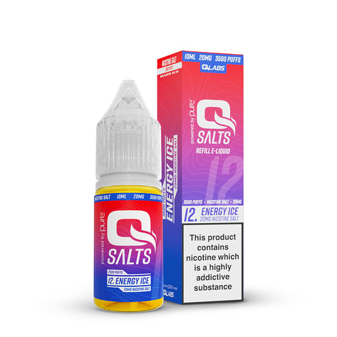 QSalts Nic Salt E-Liquid 10ml - Energy Ice