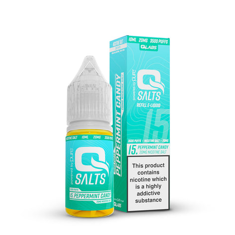 QSalts Nic Salt E-Liquid 10ml - Peppermint Candy