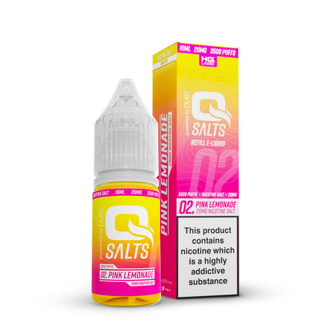 QSalts Nic Salt E-Liquid 10ml - Pink Lemonade