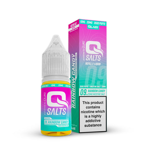 QSalts Nic Salt E-Liquid 10ml - Rainbow Candy