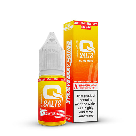 QSalts Nic Salt E-Liquid 10ml - Strawberry Mango