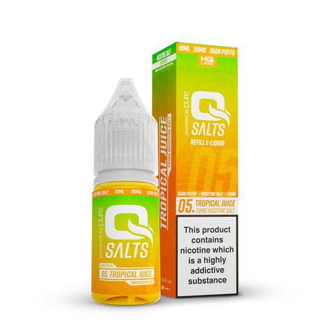 QSalts Nic Salt E-Liquid 10ml - Tropical Juice