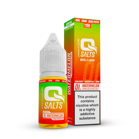 QSalts Nic Salt E-Liquid 10ml - Watermelon