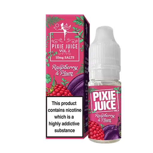 Pixie Juice Vol 2 Nic Salt – Raspberry & Plum