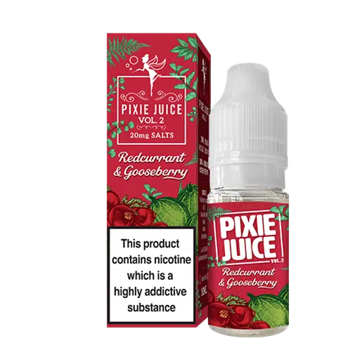 Pixie Juice Vol 2 Nic Salt – Redcurrant & Gooseberry